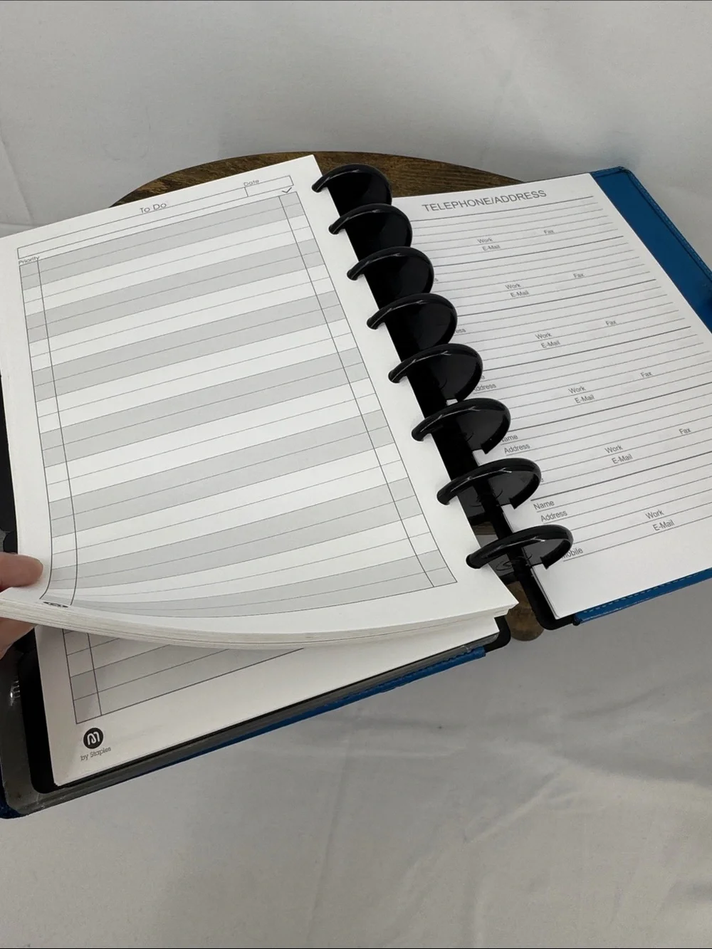 Staples Arc Junior Large Discs Discbound Planner-Cover Pages Tabs Folders Finder